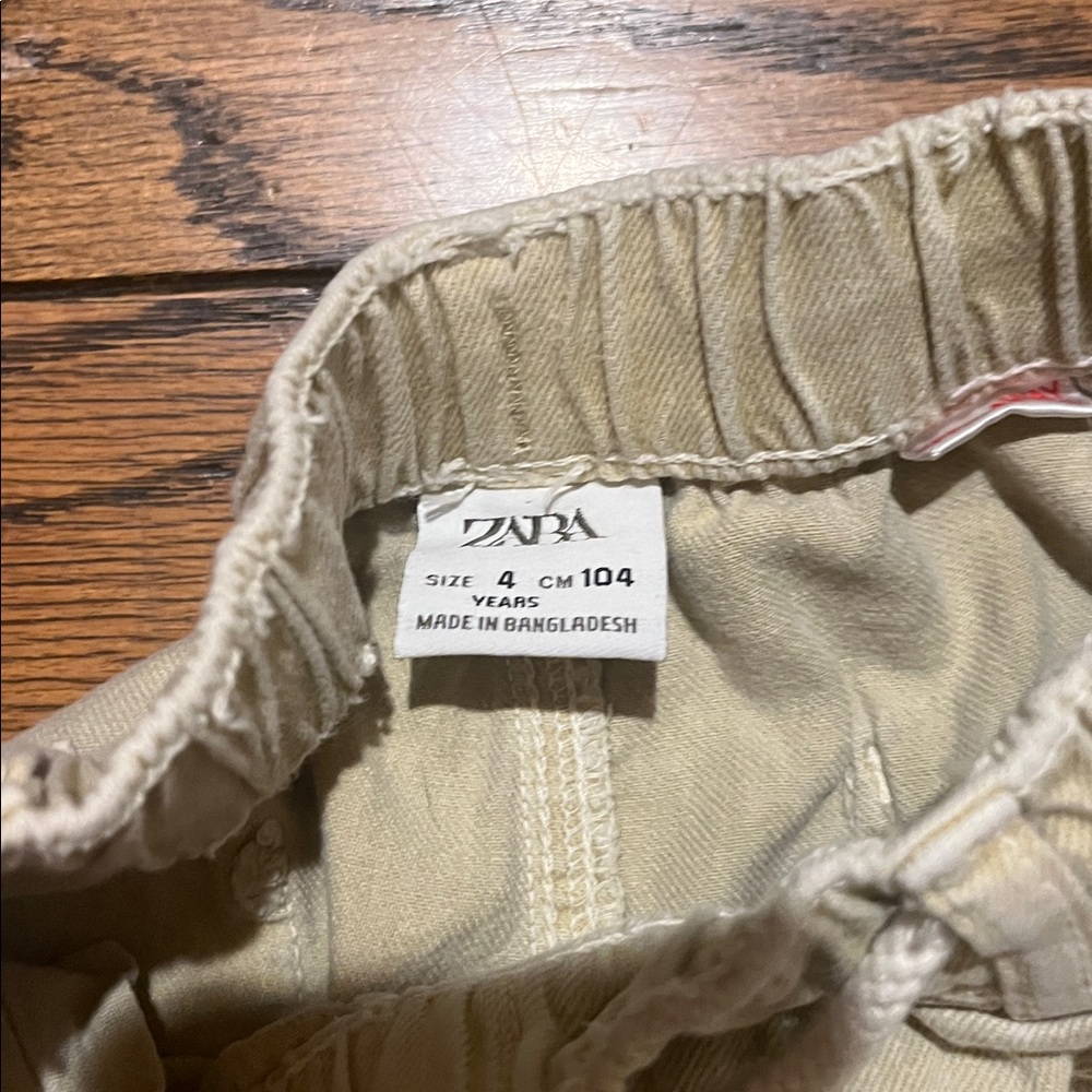 Zara khaki denim shorts - Picture 3 of 3